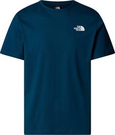 The North Face Redbox T-Shirt Herren midnight petrol-tnf red