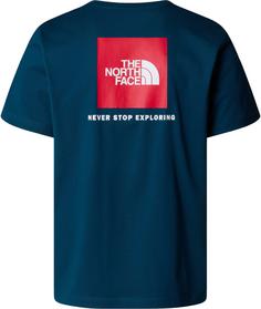 Rückansicht von The North Face Redbox T-Shirt Herren midnight petrol-tnf red