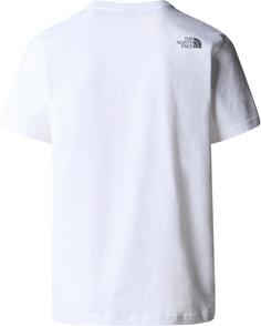 Rückansicht von The North Face MOUNTAIN T-Shirt Herren tnf white