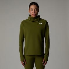 Rückansicht von The North Face Dragline Langarmshirt Damen forest olive