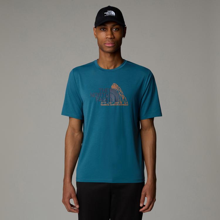 The North Face The North Face MOUNTAIN FOUNDATION Funktionsshirt Herren - mallard blue - 0 | SportScheck