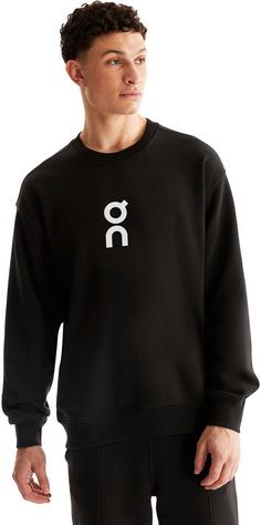 Rückansicht von On Club Sweatshirt Herren black