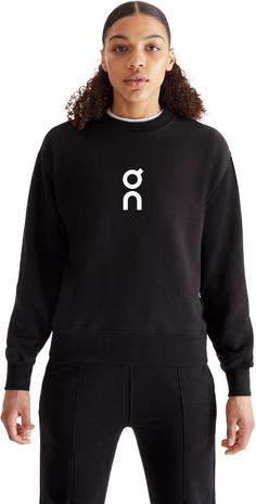 Rückansicht von On Club Hoodie Damen black