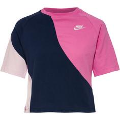 Nike T-Shirt Kinder midnight navy-playful pink-white