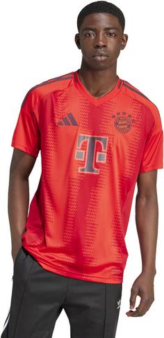 Rückansicht von adidas FC Bayern München 24-25 Heim Fußballtrikot Herren red