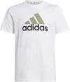 adidas T-Shirt Jungen - white-tent green