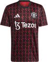 adidas Manchester United Prematch Funktionsshirt Herren - black-mufc red