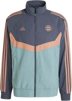 adidas FC Bayern München Trainingsjacke Herren dark grey-hazy emerald