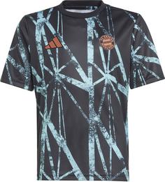 adidas FC Bayern München Prematch Fanshirt Kinder black