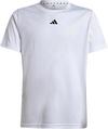 adidas TRAIN ESSENTIALS 3 STRIPES Funktionsshirt Kinder - white-black