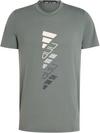 adidas Logo Funktionsshirt Herren - legend ivy