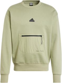 adidas City Escape Sweatshirt Herren tent green