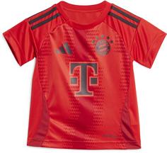 Rückansicht von adidas FC Bayern München 24-25 Heim Fußballtrikot Kinder red