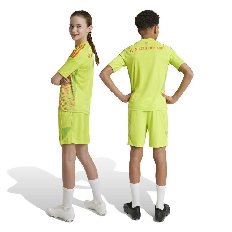 adidas adidas FC Bayern M&uuml;nchen 24-25 Heim Fu&szlig;ballshorts Kinder - semi solar yellow - 1 | SportScheck