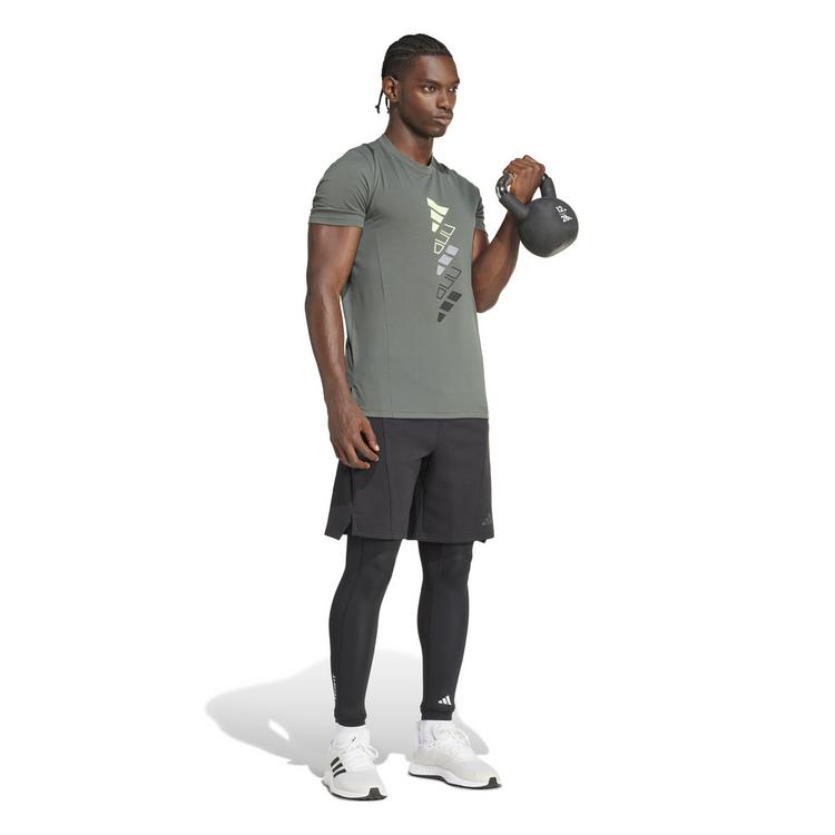 adidas adidas Logo Funktionsshirt Herren - legend ivy - 2 | SportScheck