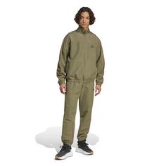 Rückansicht von adidas Trainingsanzug Herren olive strata