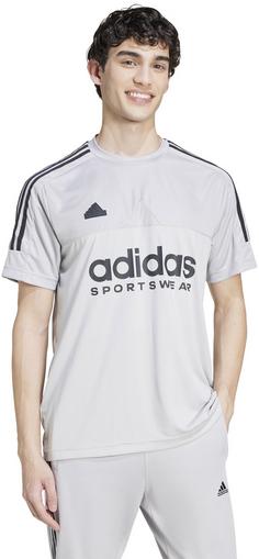 Rückansicht von adidas Tiro T-Shirt Herren grey two-black
