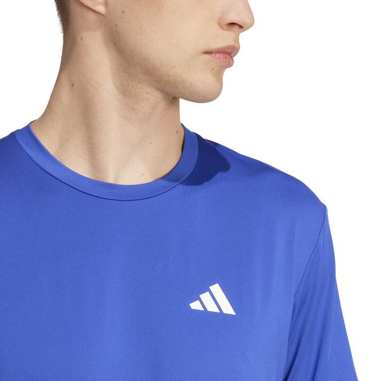 adidas adidas Training Essentials Stretch Funktionsshirt Herren - semi lucid blue-white - 5 | SportScheck