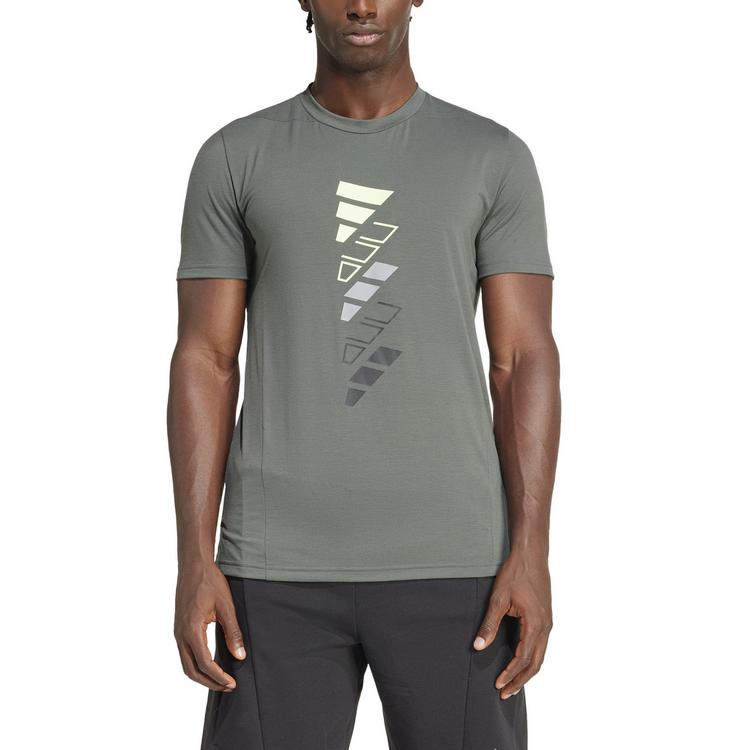 adidas adidas Logo Funktionsshirt Herren - legend ivy - 3 | SportScheck