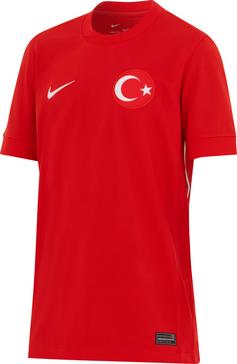 Nike Türkei 2024 Auswärts Fußballtrikot Kinder sport red-sport red-white