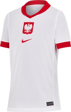 Nike Polen 2024 Heim Fußballtrikot Kinder white-sport red