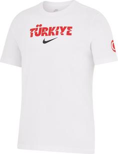 Nike Türkei Fanshirt Herren white-sport red