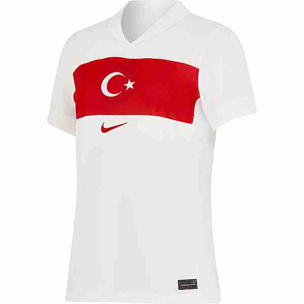 Nike Türkei 2024 Heim Fußballtrikot Damen white-sport red-sport red