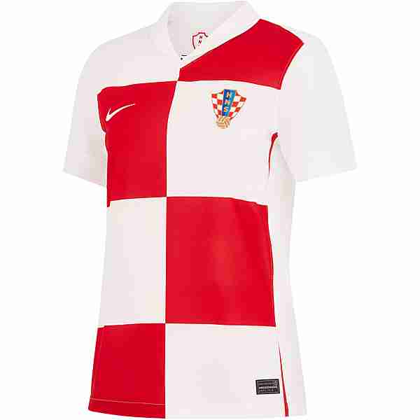 Nike Kroatien 2024 Heim Fußballtrikot Damen white-university red-white