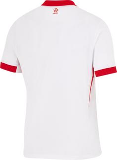 Rückansicht von Nike Polen 2024 Heim Fußballtrikot Herren white-sport red