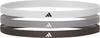 adidas Haarband - white-grey-black