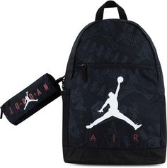 Nike Rucksack AIR JORDAN Daypack Kinder black-gym red