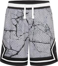 Nike JORDAN MJ AOP SPORT DIAMOND Shorts Kinder cement grey