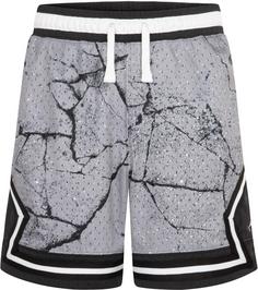 Nike JORDAN MJ AOP SPORT DIAMOND Shorts Kinder cement grey