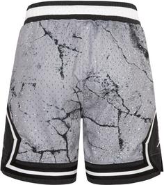 Rückansicht von Nike JORDAN MJ AOP SPORT DIAMOND Shorts Kinder cement grey