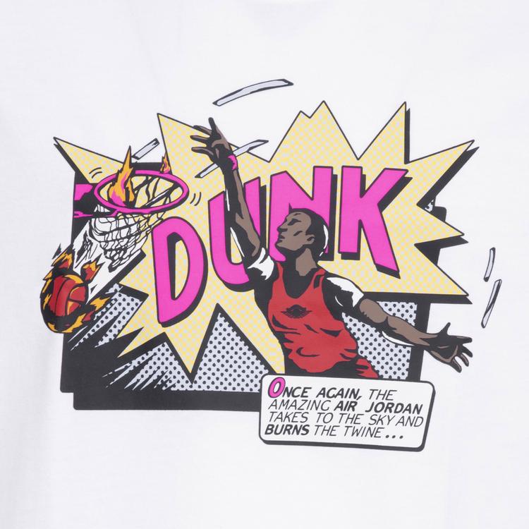 Nike Nike AIR JORDAN COMICS DUNK T-Shirt Kinder - white - 0 | SportScheck