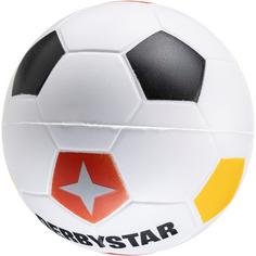 Rückansicht von Derbystar Miniball schwarz rot gelb