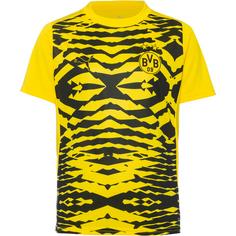 PUMA Borussia Dortmund Prematch Fanshirt Kinder faster yellow-puma black