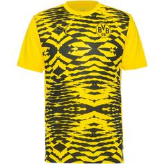 PUMA Borussia Dortmund Prematch Fanshirt Herren faster yellow-puma black