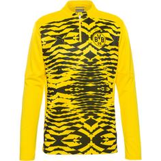 PUMA Borussia Dortmund Prematch Fanshirt Herren faster yellow-puma black