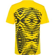 Rückansicht von PUMA Borussia Dortmund Prematch Fanshirt Herren faster yellow-puma black