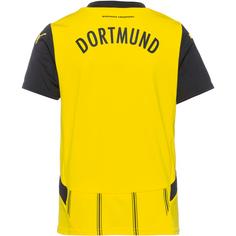 Rückansicht von PUMA Borussia Dortmund 24-25 Heim Fußballtrikot Kinder faster yellow-puma black