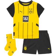 PUMA Borussia Dortmund 24-25 Heim Fußballtrikot Kinder faster yellow-puma black