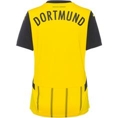 Rückansicht von PUMA Borussia Dortmund 24-25 Heim Fußballtrikot Damen faster yellow-puma black
