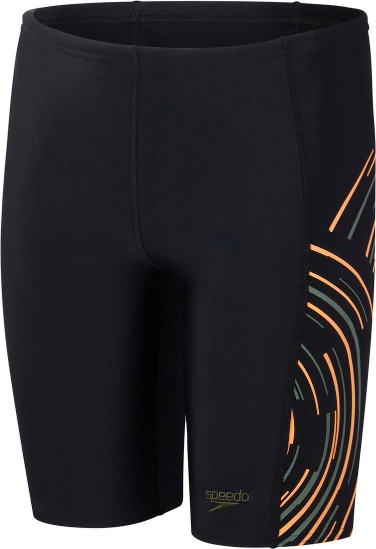 SPEEDO SPEEDO Plastisol Placement Badehose Jungen - black-nectarine-country green - 0 | SportScheck