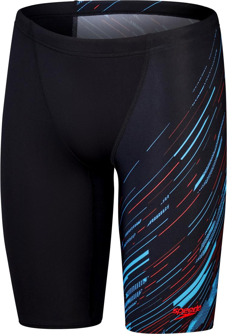 SPEEDO SPEEDO Hyperboom Badehose Herren - black-pictonblue-sirenred - 0 | SportScheck