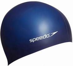 SPEEDO Plain Flat Badekappe navy