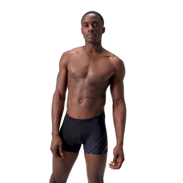 SPEEDO SPEEDO Hyperboom Badehose Herren - black-pictonblue-sirenred - 0 | SportScheck
