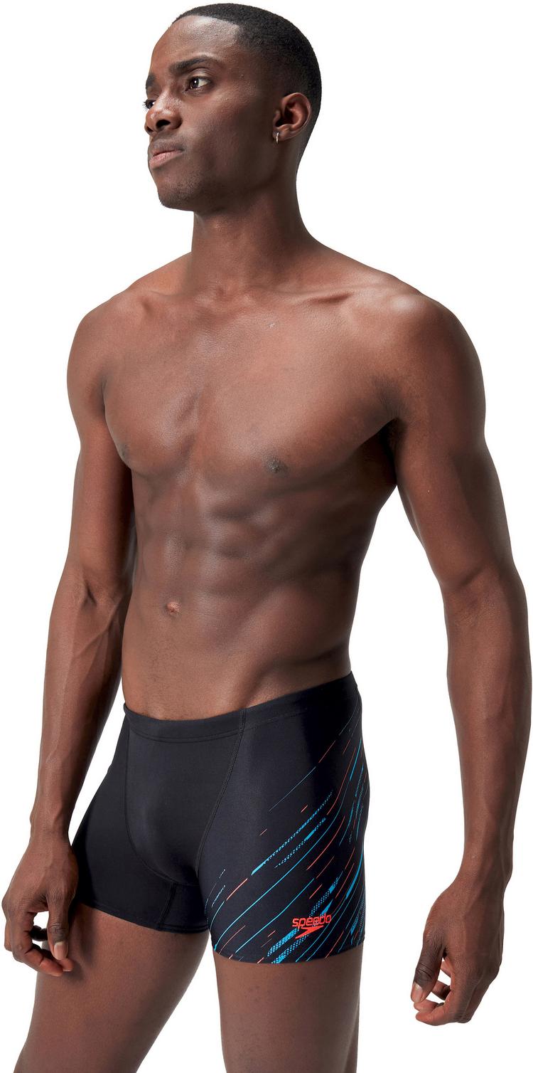 SPEEDO SPEEDO Hyperboom Badehose Herren - black-pictonblue-sirenred - 1 | SportScheck