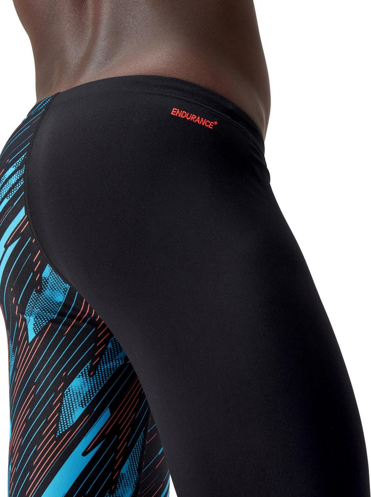 SPEEDO SPEEDO Hyperboom Badehose Herren - black-pictonblue-sirenred - 3 | SportScheck