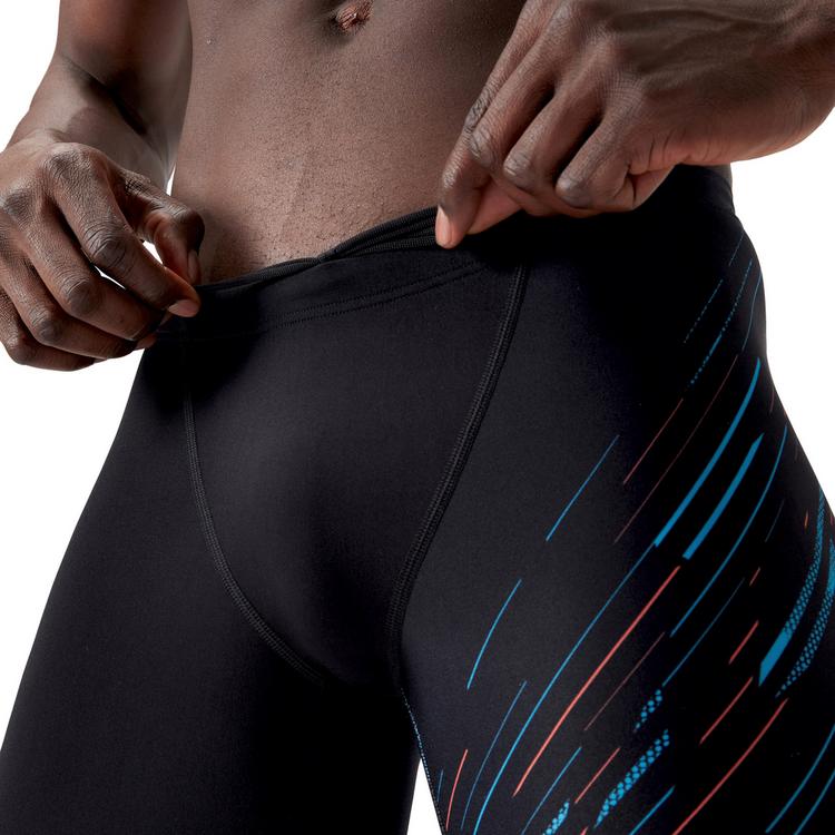 SPEEDO SPEEDO Hyperboom Badehose Herren - black-pictonblue-sirenred - 5 | SportScheck